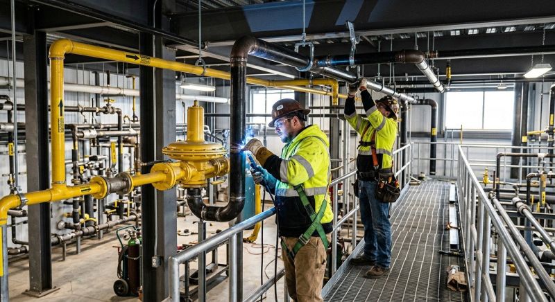 Commercial Gas Installation in Fredericksburg, VA