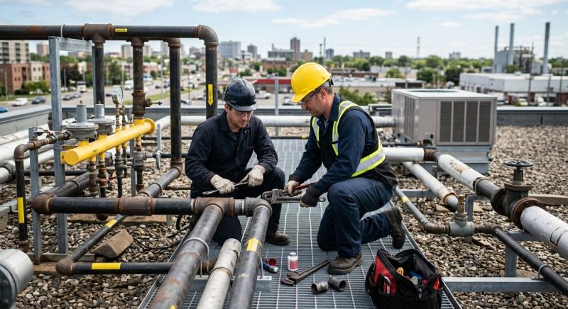 Commercial Gas Line Service in Austin, TX