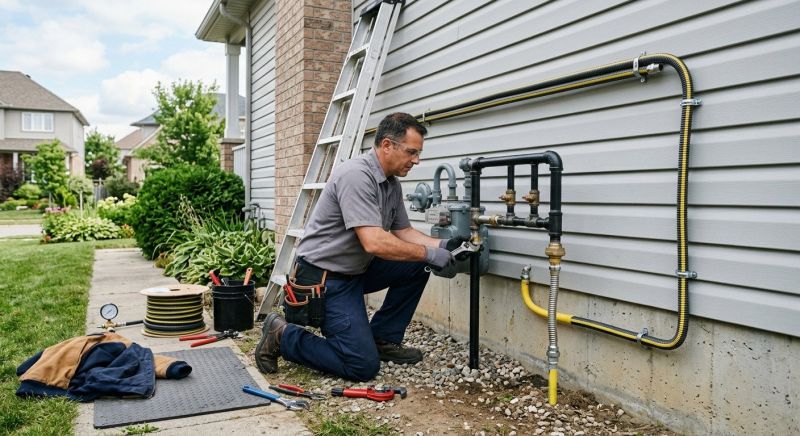 Gas Plumbing Installation in Fredericksburg, VA
