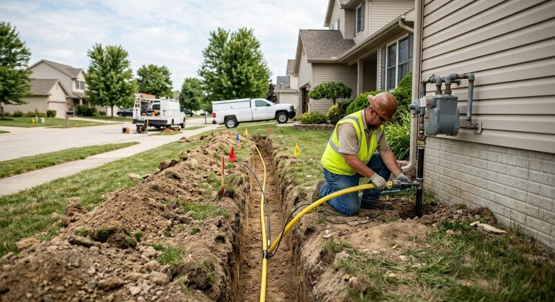 Underground Gas Line Service in Fredericksburg, VA